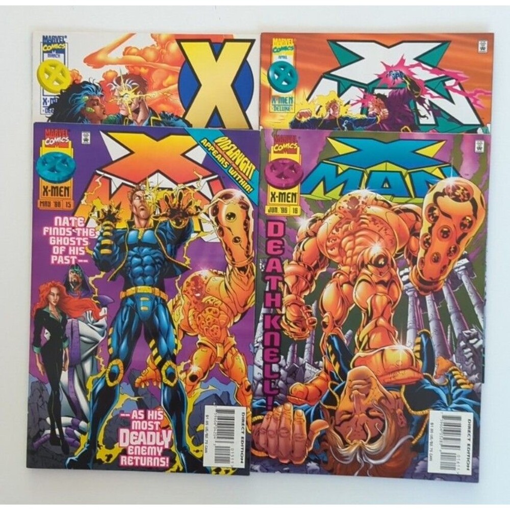 Lot Of 4 1996 Marvel X Man Comics #13-16 VF/NM 🔑